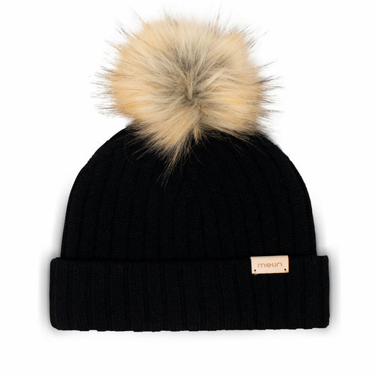 All Day Pom Beanie - Black - Melin Shop|Collections